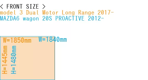 #model 3 Dual Motor Long Range 2017- + MAZDA6 wagon 20S PROACTIVE 2012-